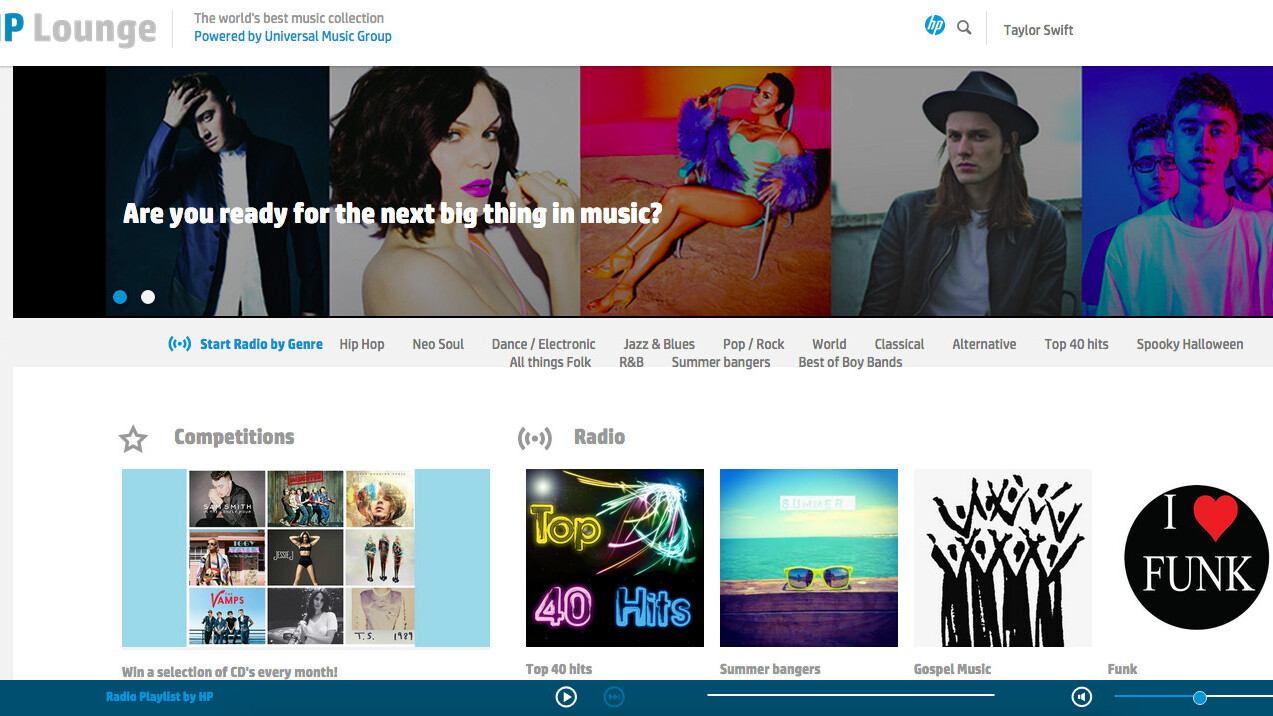 HP rebrands its music streaming service, but it won’t be challenging Spotify any time soon