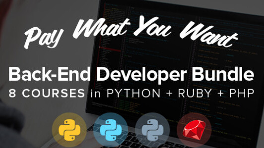 Pay what you want for the Back-End Developer Bundle