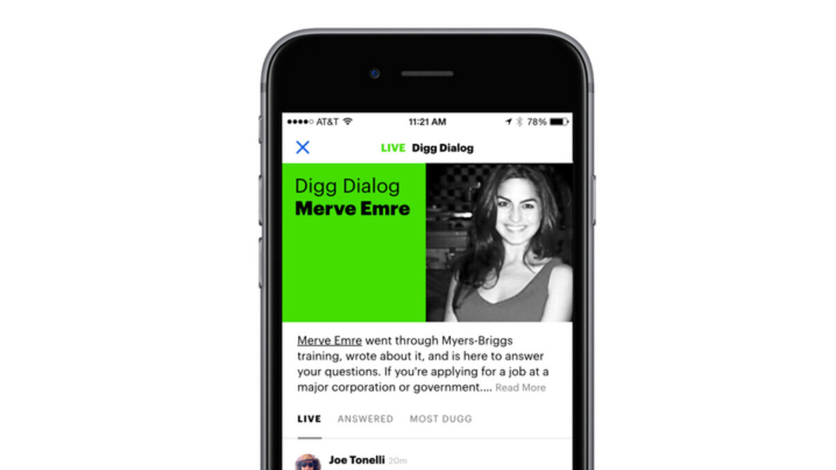 Digg Dialog is a better comments section for talking with journalists