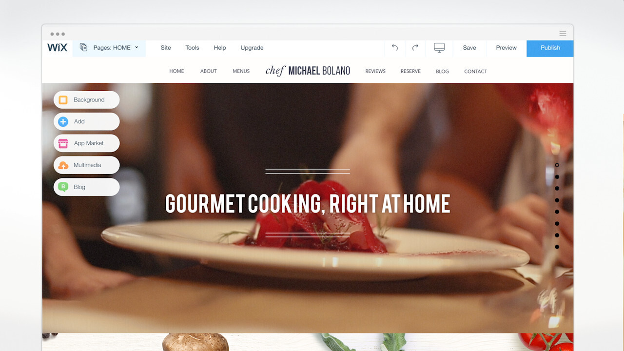 Wix’s redesigned website design editor also added some cool new features