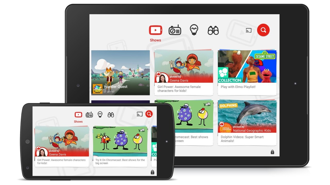 YouTube Kids gets Chromecast support and guest-curated playlists
