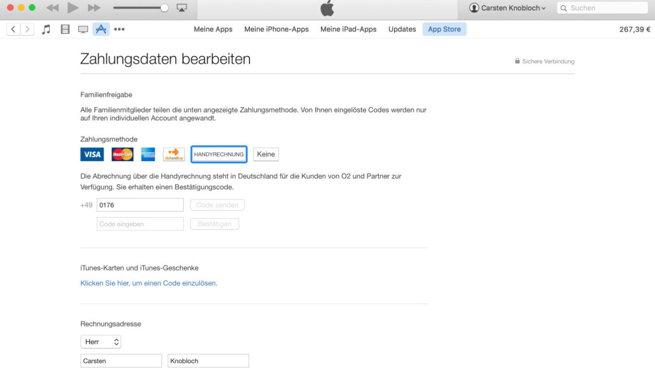 Apple now lets German customers pay for iTunes purchases via their mobile bill