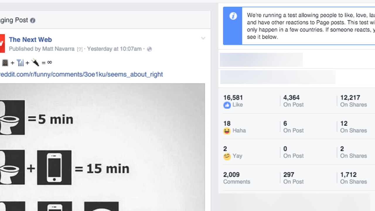 Here’s how Facebook’s new emoji reactions work for Page managers