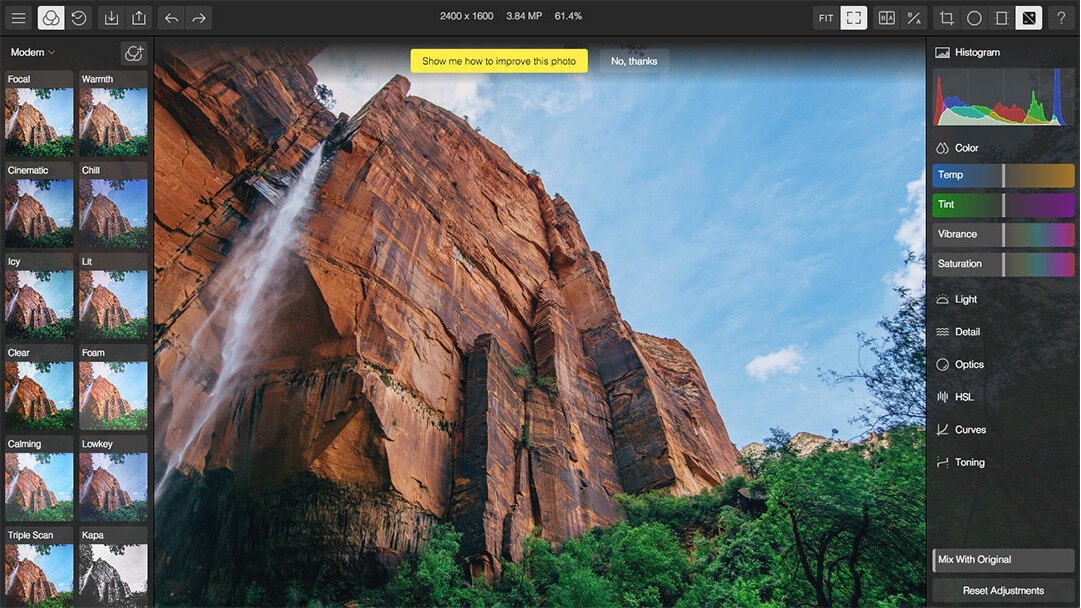 Hands on with Polarr 3 Web photo editor, also released for Chrome and Windows 10