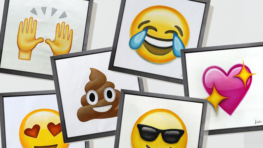 Emoji Oil Paintings are ‘artisanal as heck’