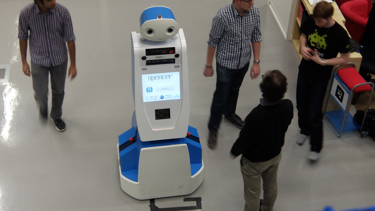 Meet Spencer, the airport robot that will make sure you don’t miss your flight