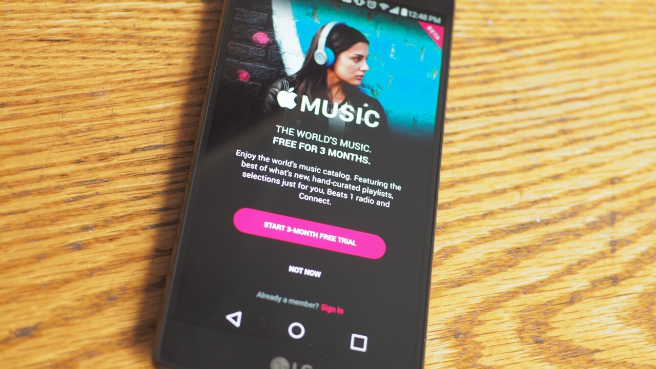 Apple Music for Android now has a widget, which leaves iOS users wanting