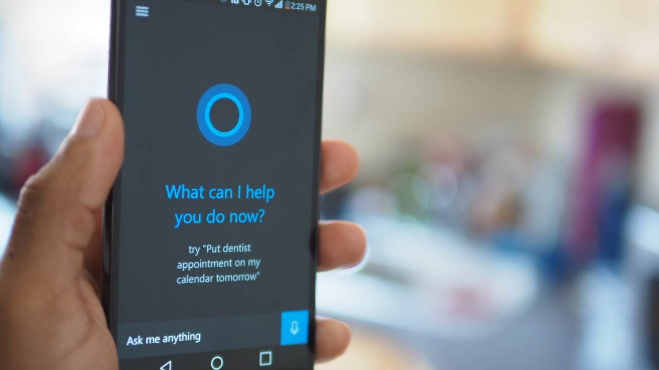 You can now get Microsoft’s Cortana assistant on iOS and Android