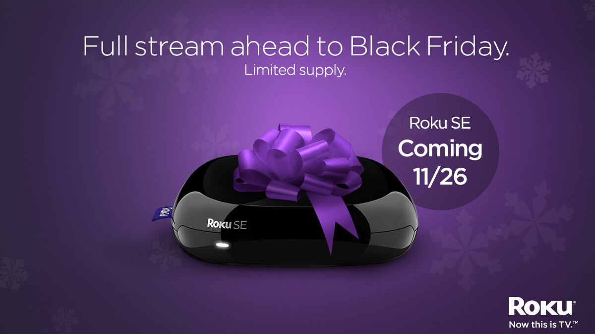 Roku launches entry-level $50 streamer, get it for $25 on Black Friday