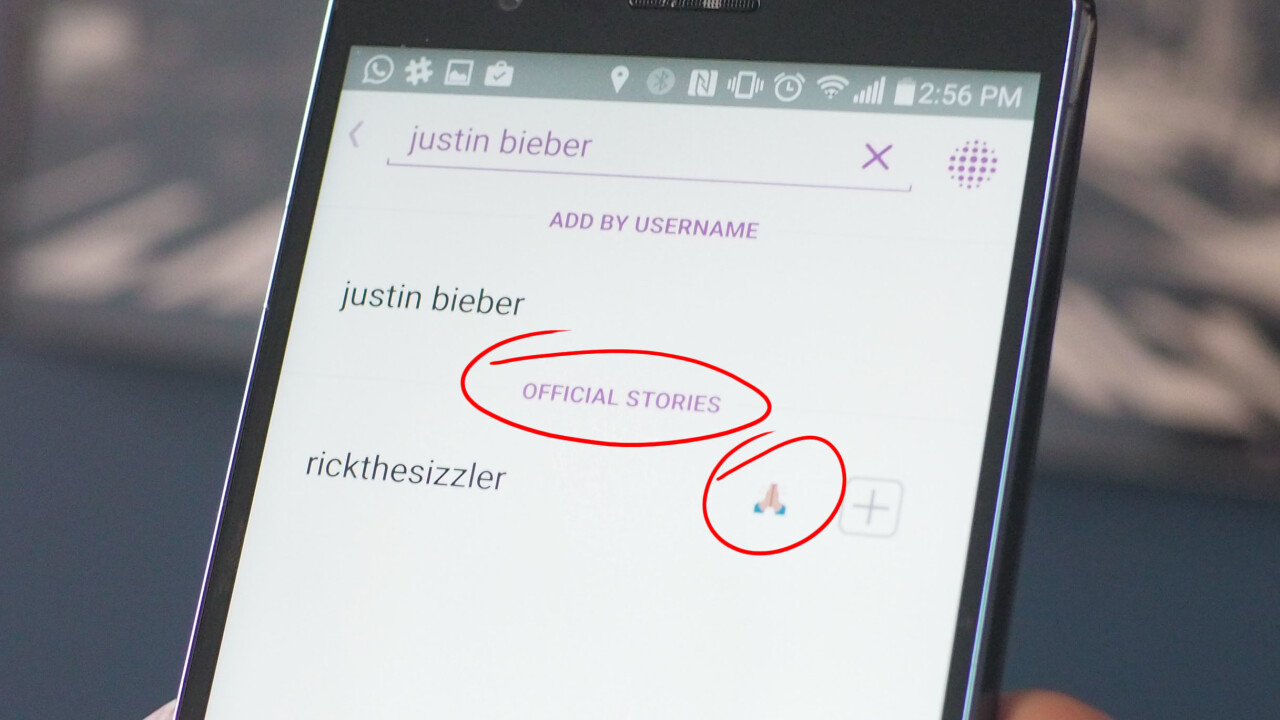 Snapchat secretly implemented celebrity verification in its latest update