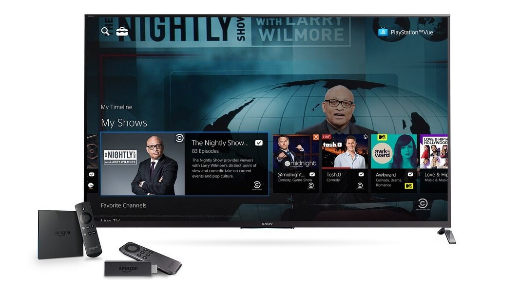 PlayStation Vue comes to Amazon’s streaming devices before PS TV