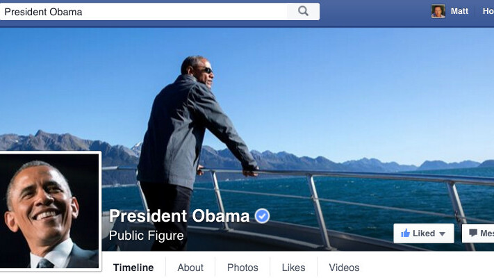 President Obama finally has his own Facebook Page