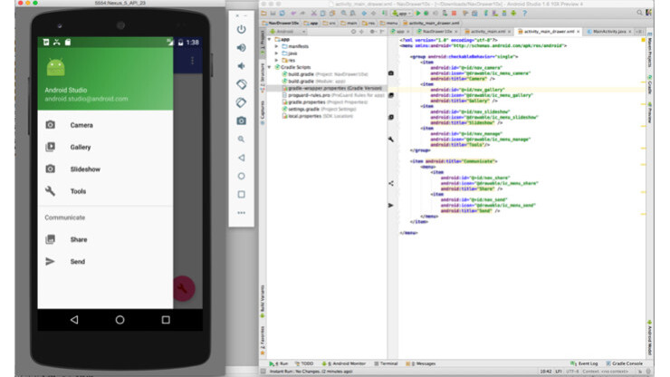 The new emulator in  Android Studio 2.0 is 50 times faster than before