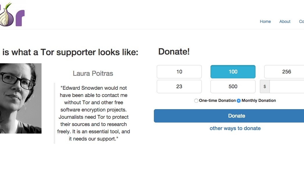 Tor doesn’t want your stinkin’ government money (anymore)