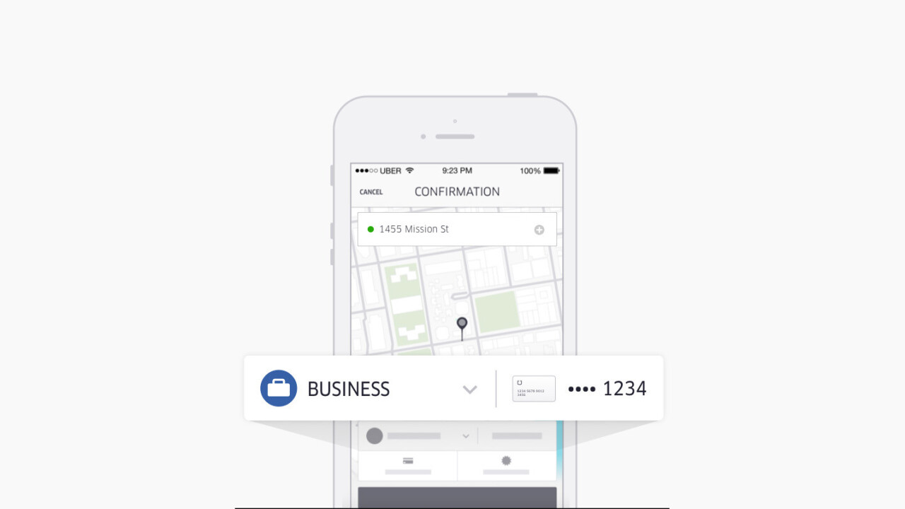 Uber now lets your company pay for your business-related commutes