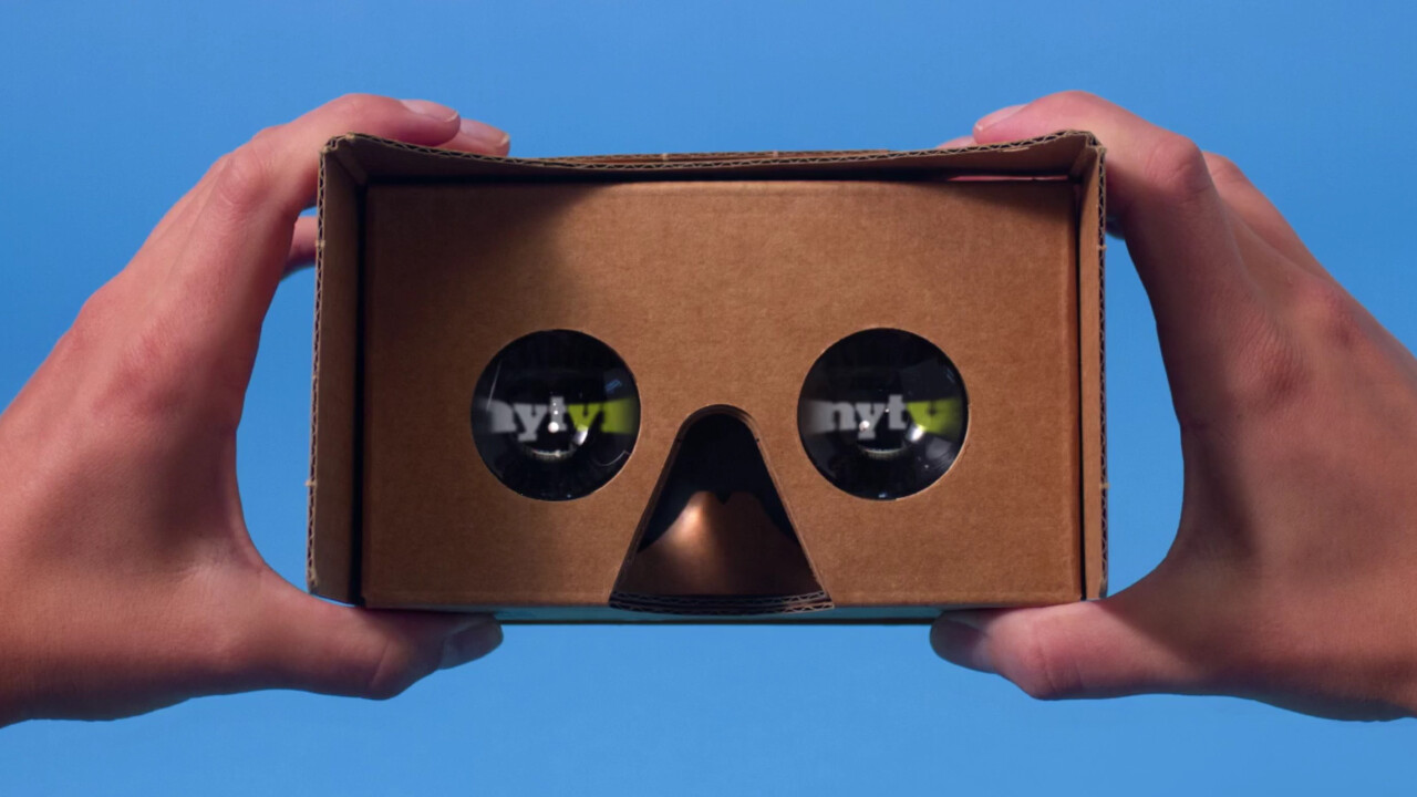 The New York Times just launched a Google Cardboard-powered VR app