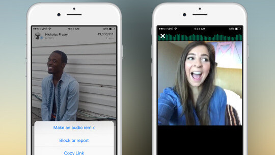 Vine’s latest update finally makes audio remixing easier