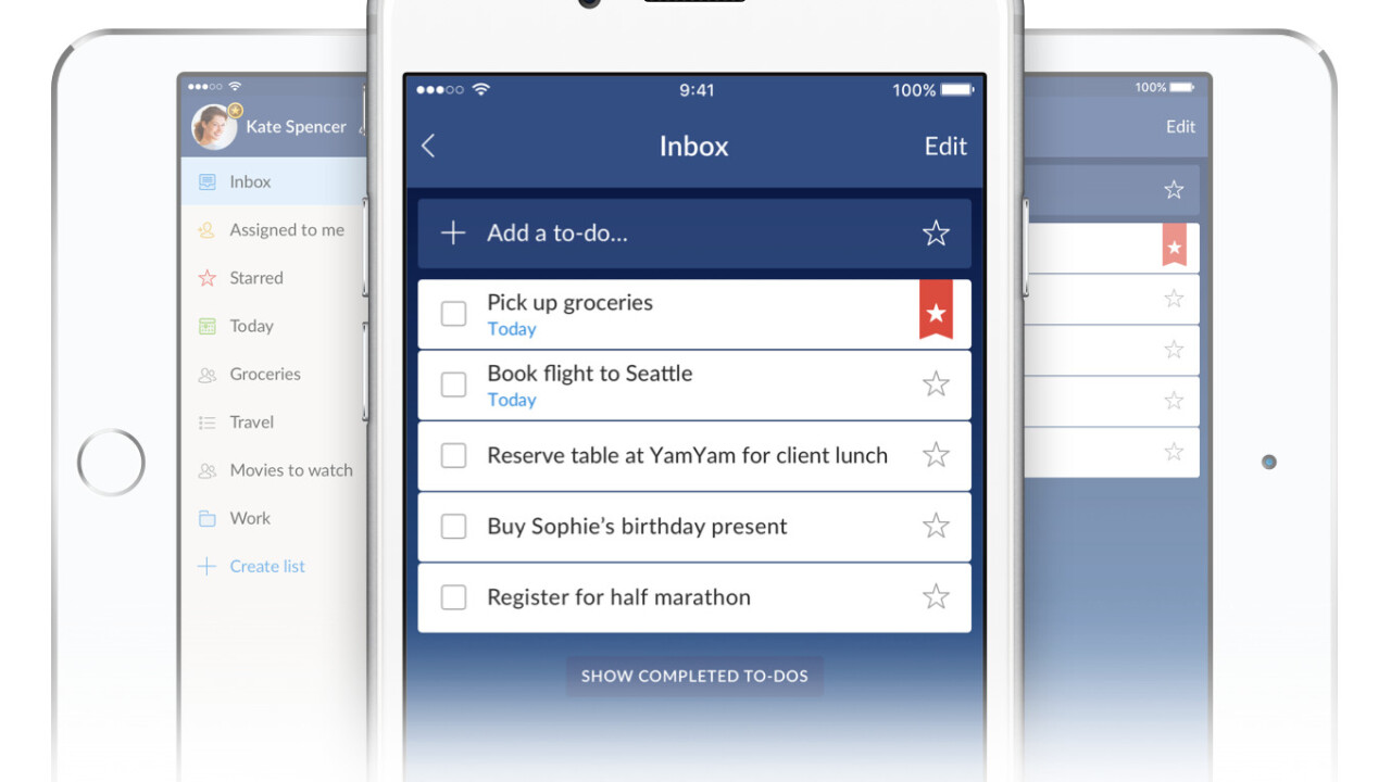 Wunderlist overhauls its iOS app with new design and 3D Touch support