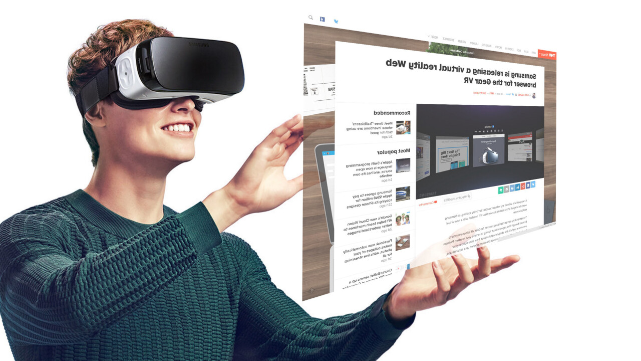 VR Web browsing might ultimately be one of Samsung and Oculus’ best tricks