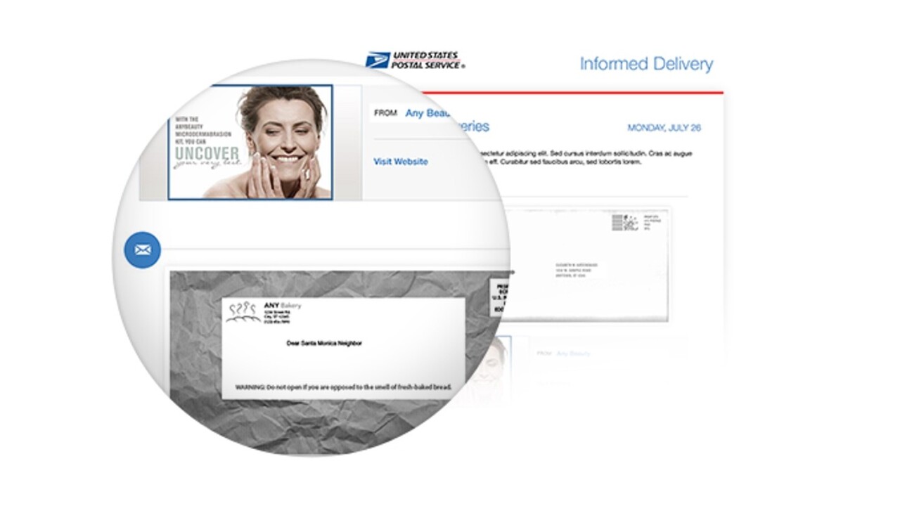 The USPS is rolling out a feature that emails you images of your actual mail