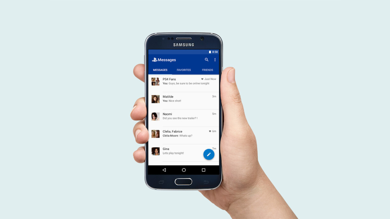 PlayStation Messages lets you ping your PSN buddies on iOS and Android