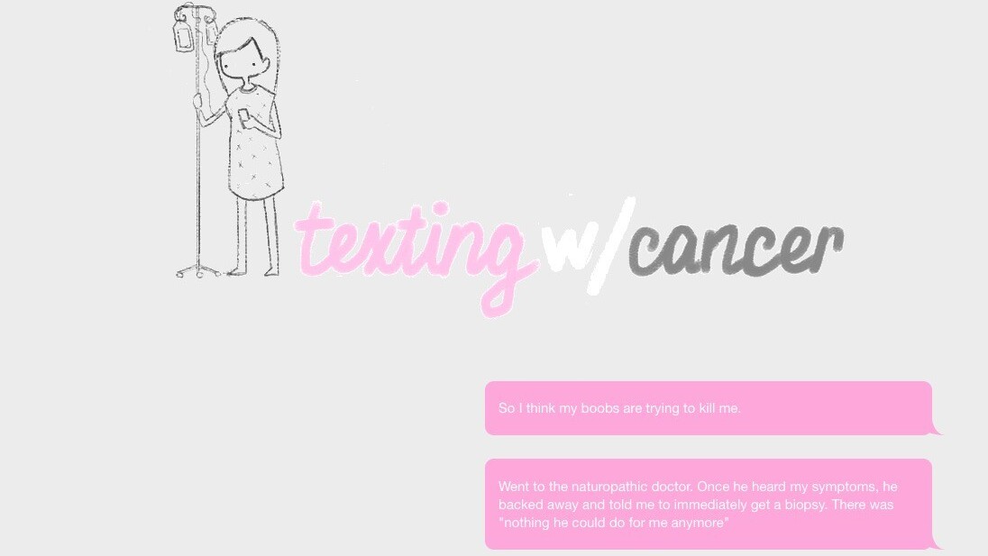 This woman built a colored text website to record her battle with breast cancer