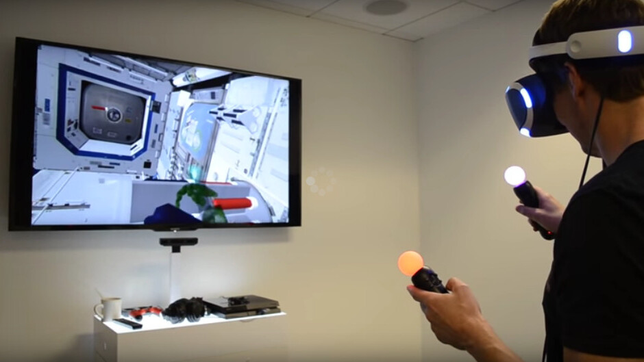 NASA and PlayStation team up for a VR space training project