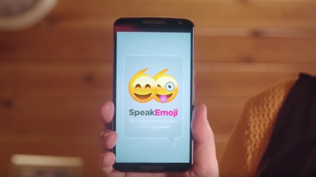 SpeakEmoji translates anything you say into emoji