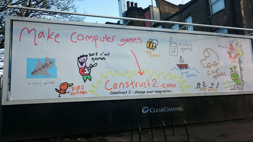 15-minute Microsoft Paint billboard just convinced me to become a games dev