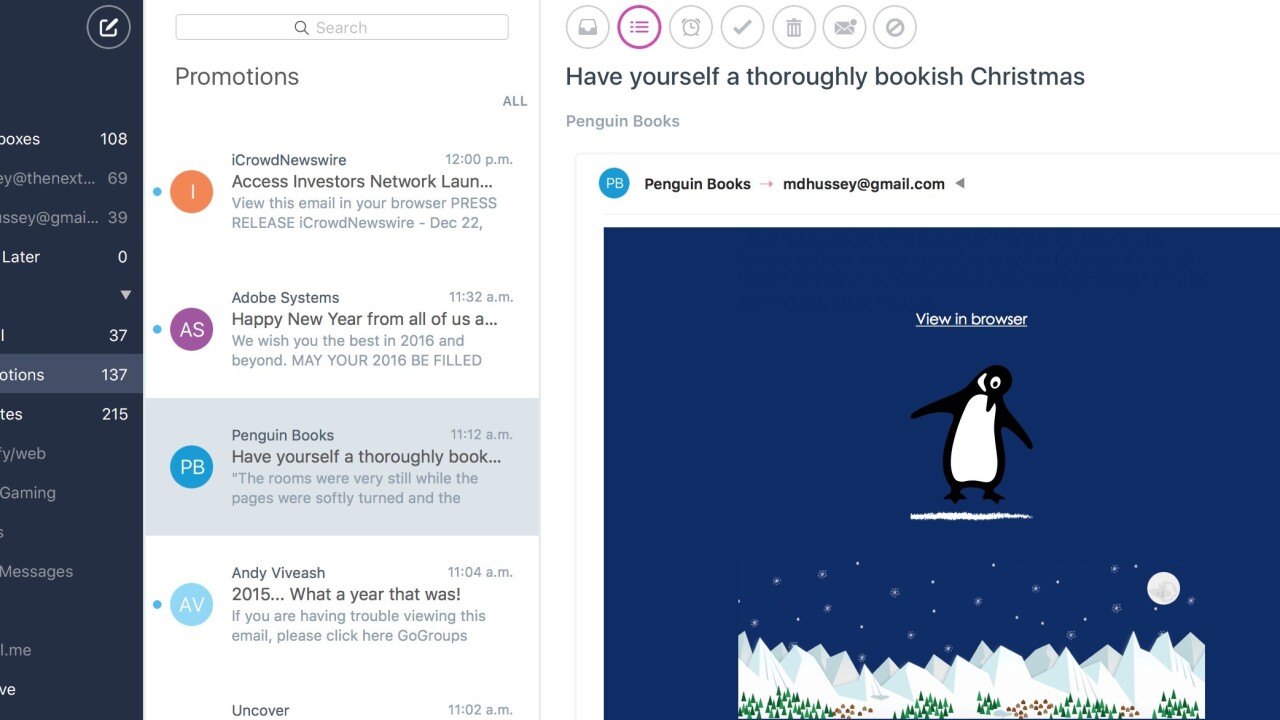 TNW’s Apps of the Year: Polymail is the first mail app I genuinely love