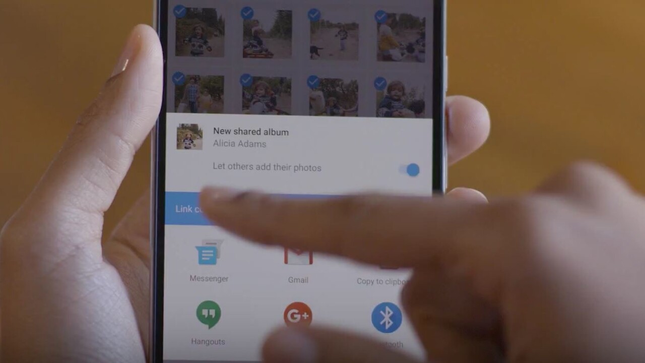 Google Photos rolls out shared albums