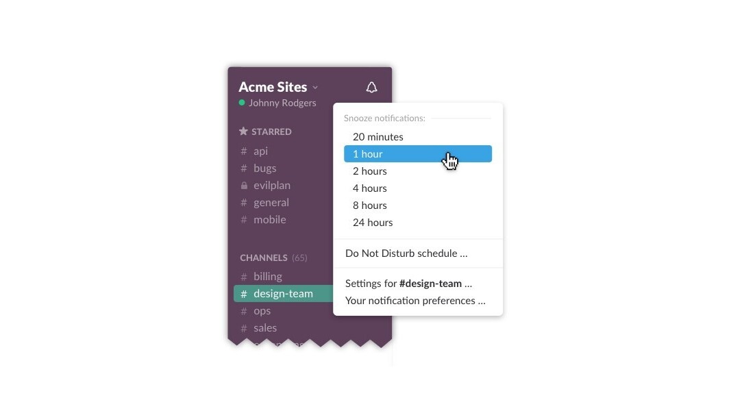 Slack’s Do Not Disturb mode is here