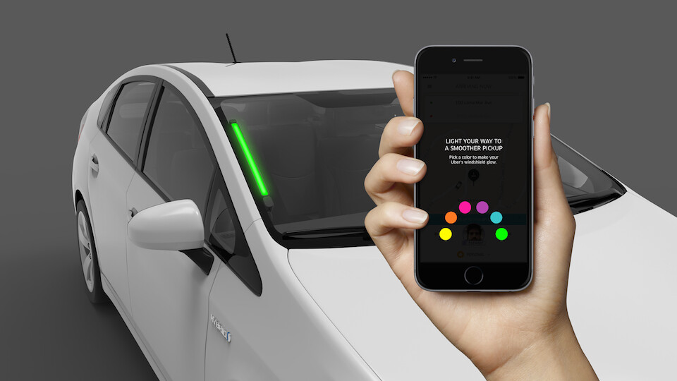 Uber SPOT lights will help you see which driver is waiting for you