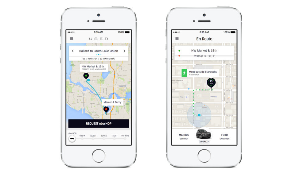 Uber trials bus-like service in Seattle, and wants everyone in Chicago to be an Uber driver