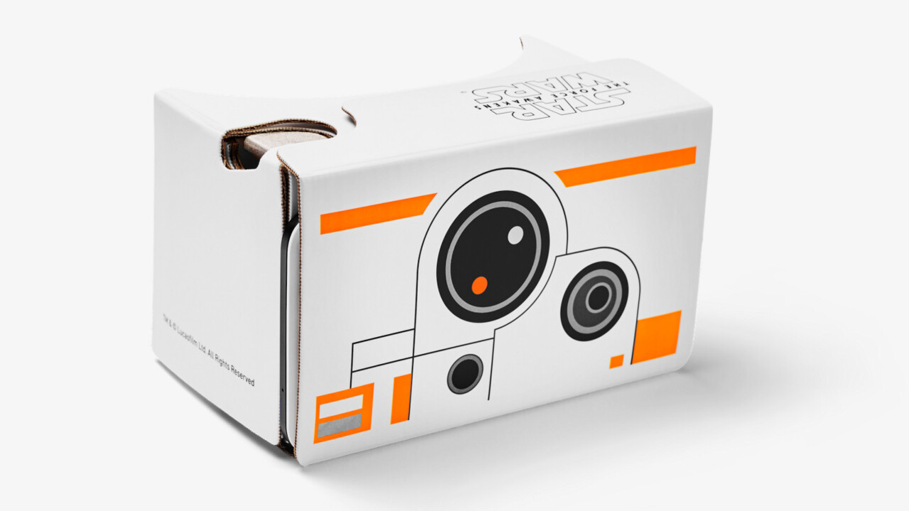 Grab a free Star Wars-themed Google Cardboard before they’re gone for good