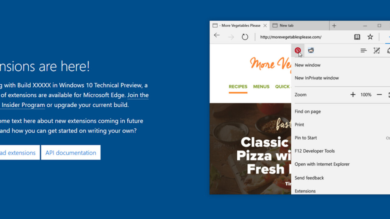 Microsoft accidentally outed its first Edge browser extensions from Reddit and Pinterest