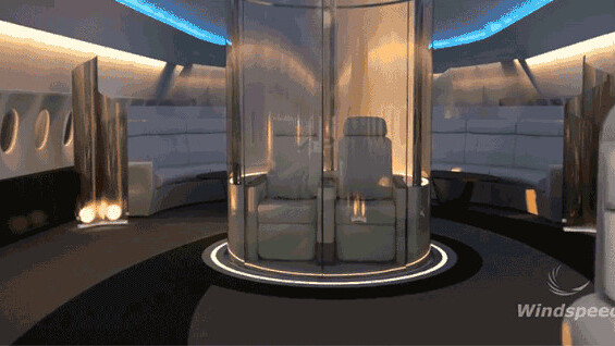 You might soon be able to ride first class in a glass pod atop a plane, if you’re into that