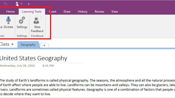 Microsoft new OneNote add-on makes reading easier for dyslexic students