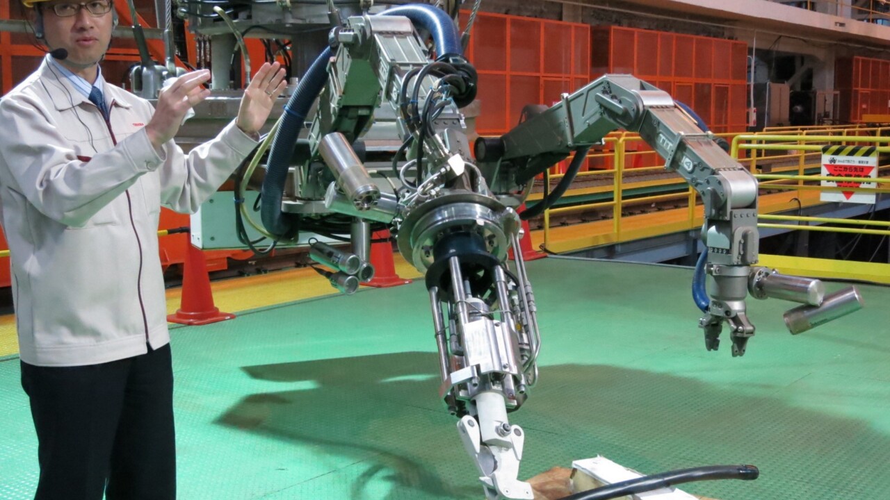 Toshiba built a giant robot to help clean up Fukushima’s dangerous nuclear reactors