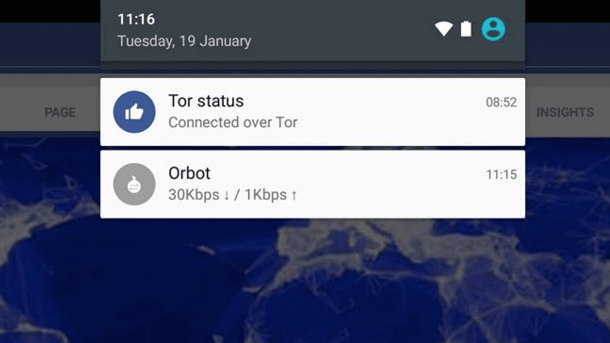 Facebook gets built-in Tor support for secure socializing on Android