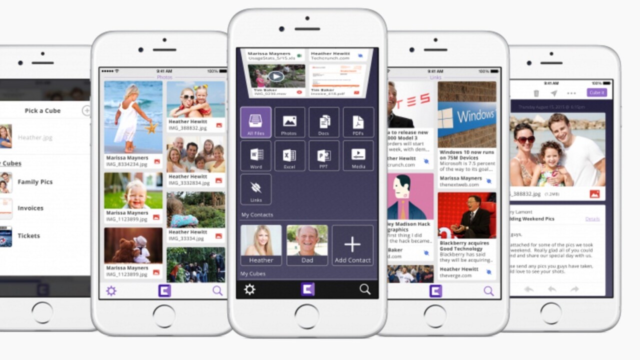 Cubes organizes all your cloud-based files into one simple app