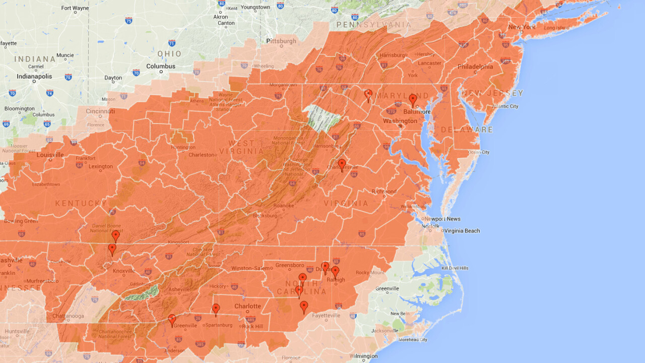 Google.org’s crisis map will tell you everything you need to know about winter storm Jonas