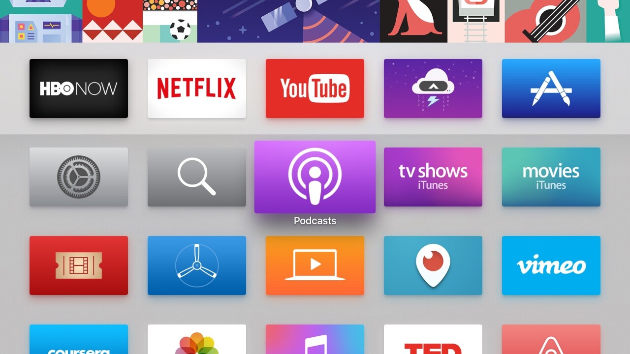 Apple TV officially has that podcasting app you probably didn’t want