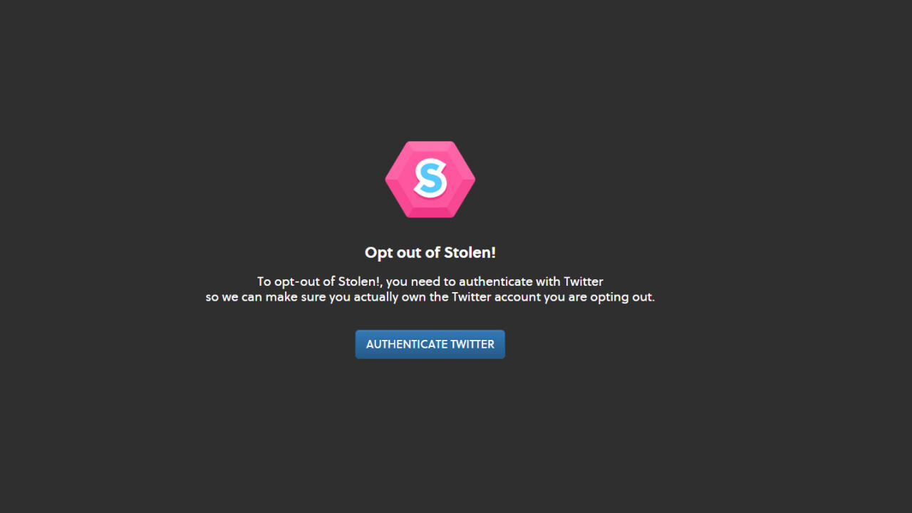 Stolen now lets anyone opt out of being ‘owned’ on Twitter, but there’s a catch [UPDATED]