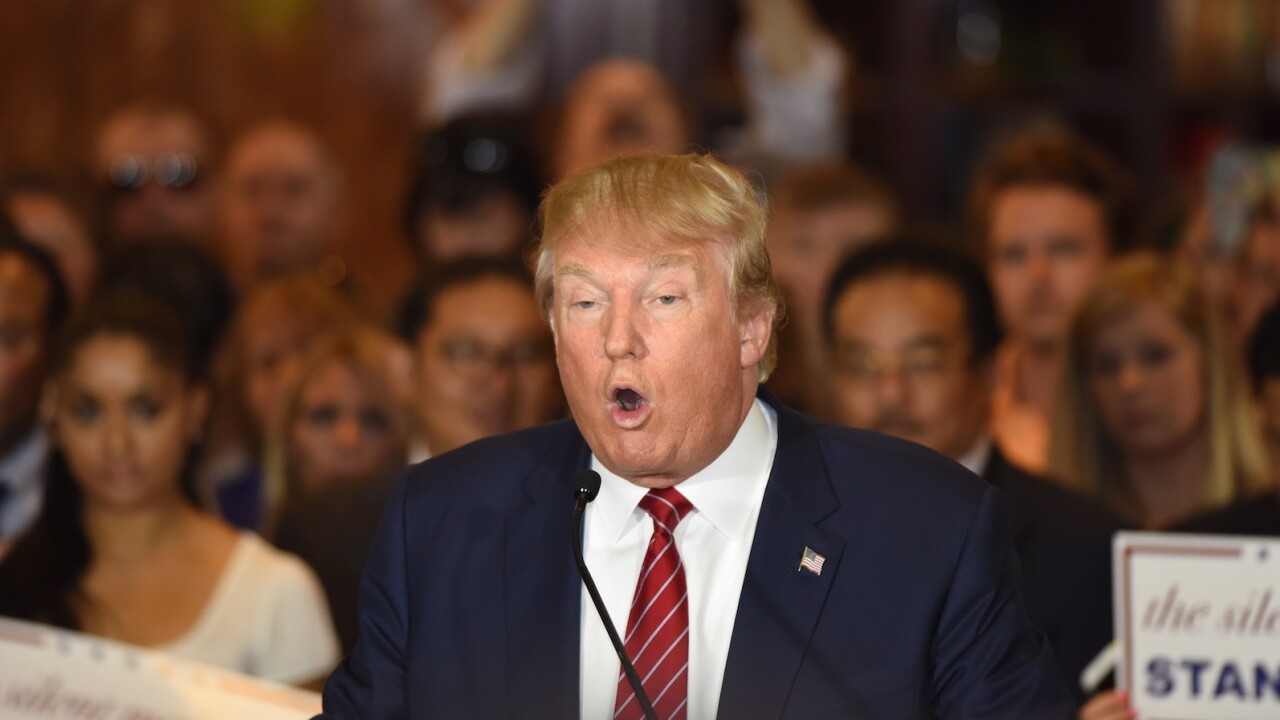 Adult baby Donald Trump actually kicked a real baby out the room during a speech