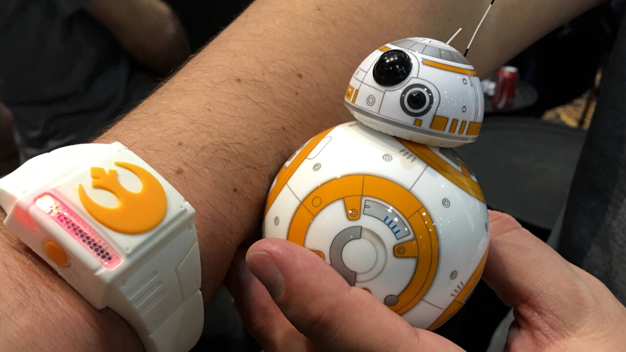 Sphero’s updated BB-8 can be controlled by a ‘force’-enabled wristband