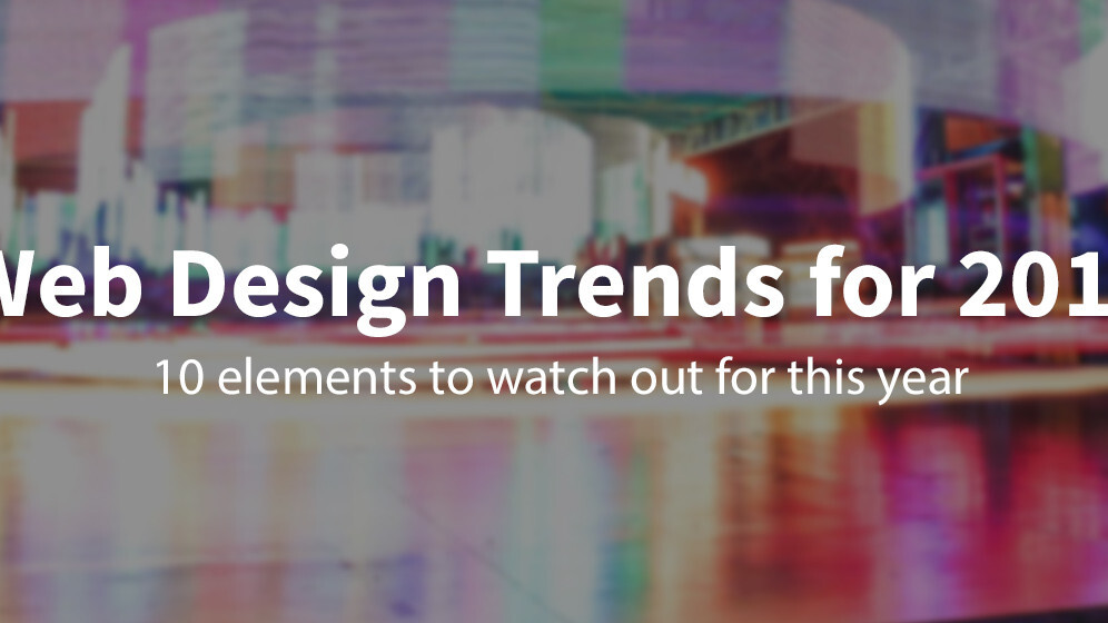 10 Web design trends you can expect to see in 2016