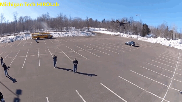 Watch Michigan Tech’s ‘Robotic Falcon’ snatch this drone out of mid-air