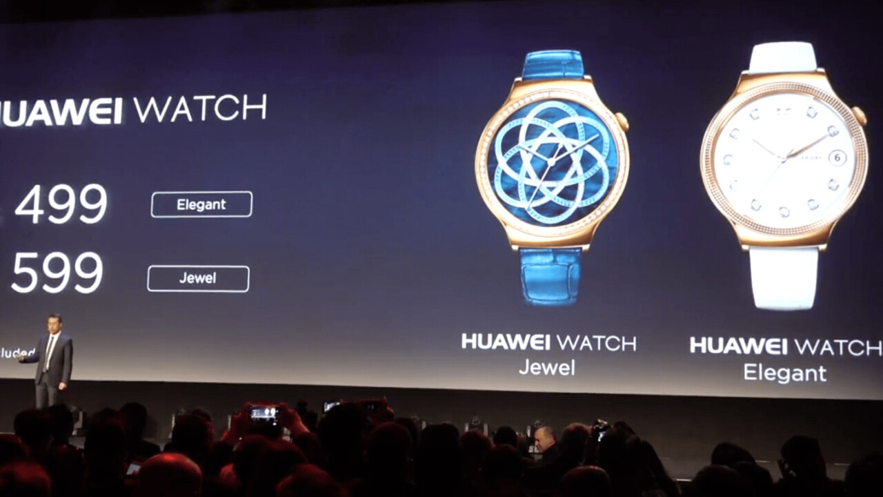Huawei unveils a new line of blinged-out smartwatches to woo fashionistas