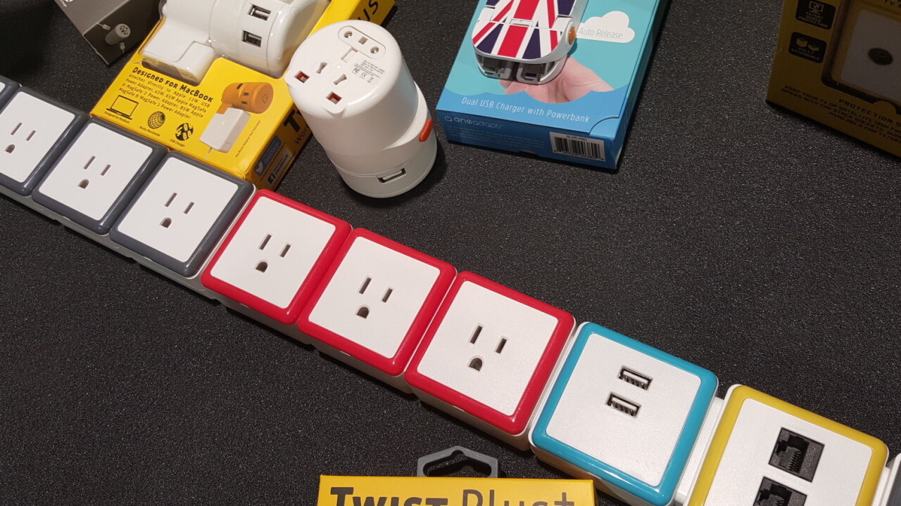 OneAdaptr’s Stack lets you mix and match your surge protector like Lego